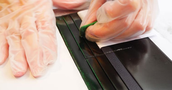 クラシックレザー　磨き