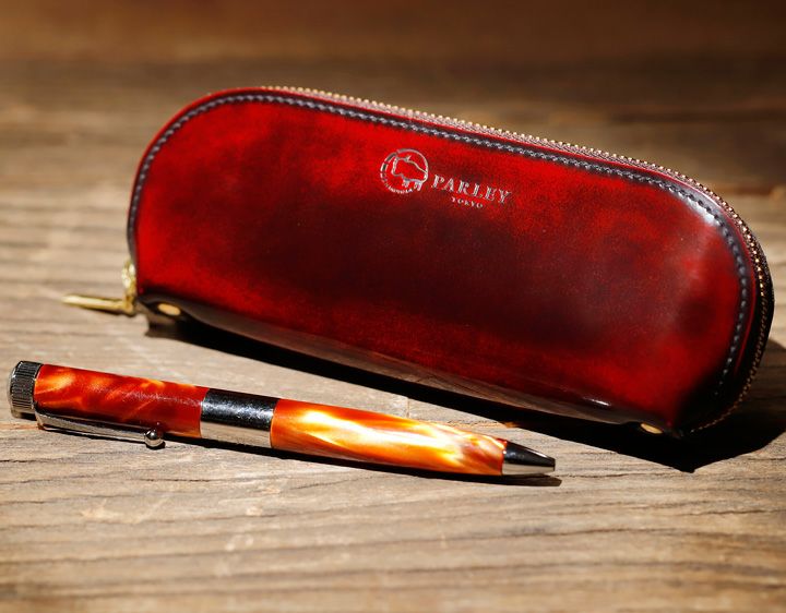 GANZO ワインレッド眼鏡・ペンケース クラシックメガネ&ペンケース PC-18 | PARLEY TOKYO