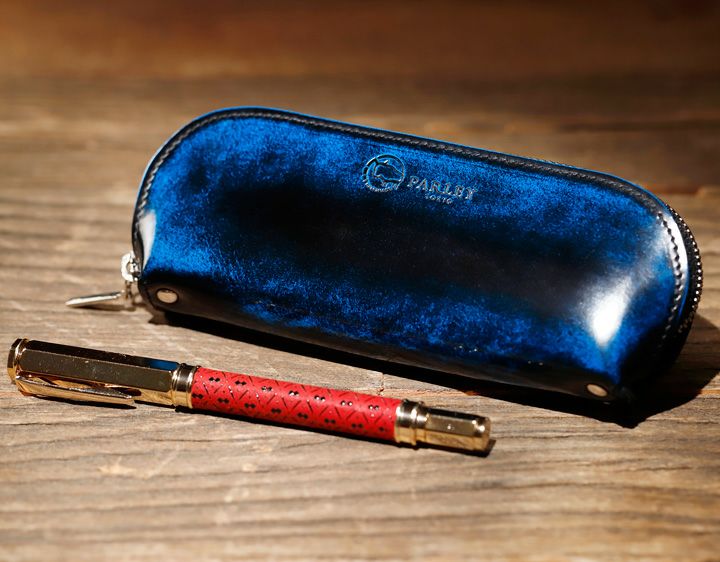PARLEY ダークブルー ケース クラシックメガネ&ペンケース PC-18 | PARLEY TOKYO
